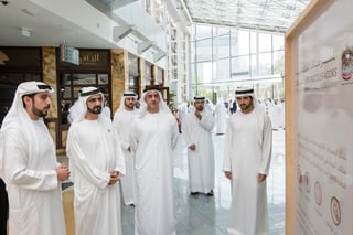 Gulf region leaders and professionals at accelerator event